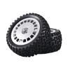 ABNR 1/10 Buggy Tires W/Alum Dish Wheel Rims For Tamiya TD4/DF03/DF02/TT02B/DT03/DT02/DB01 TORNADO EPX Off-Road Car