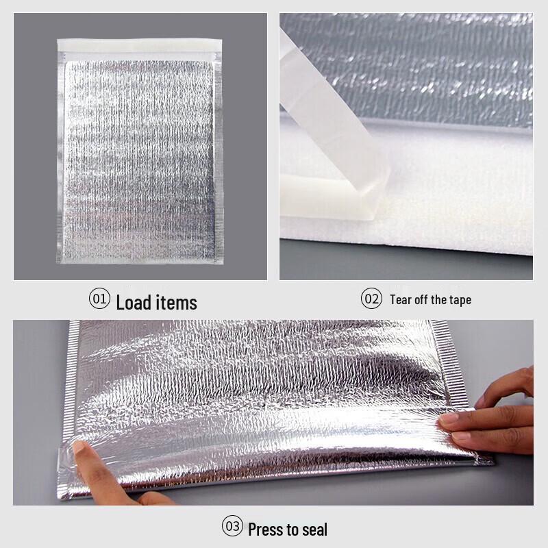 Yishuxiang 35x40cm Insulated Cooler Bags (100 Pack)