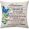 1Pc Grandma'S Love Pillowcase, Vibrant Butterfly Design Suitable For Living Room, Office, Car, Or Holiday Decoration,