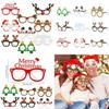 Kids Merry Christmas 3d Paper Glasses For Party Photo And Seasonal Event Decor