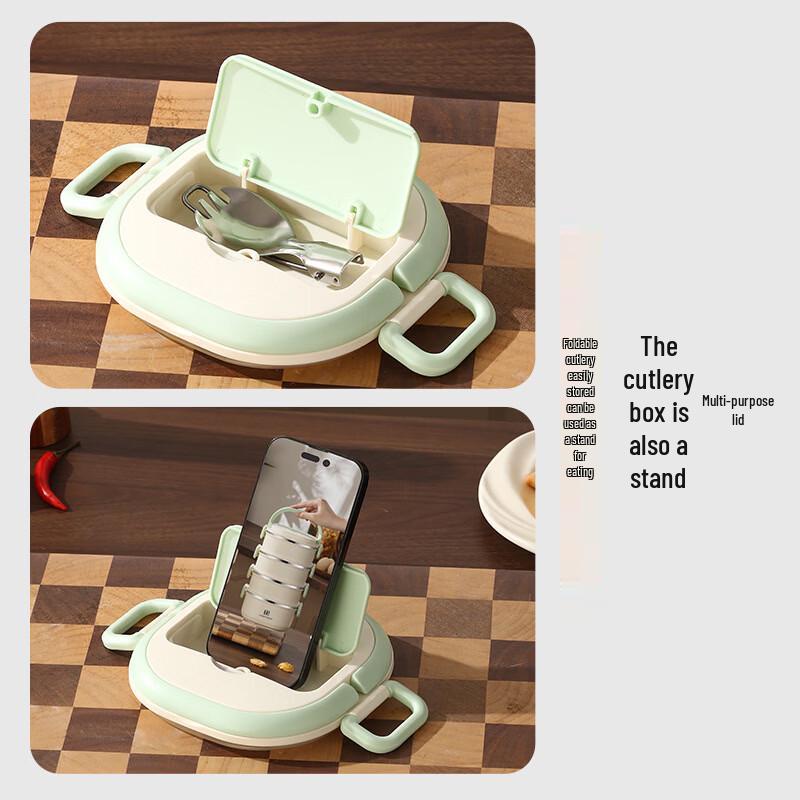 Zhishi Isolierte Edelstahl Bento Lunchbox