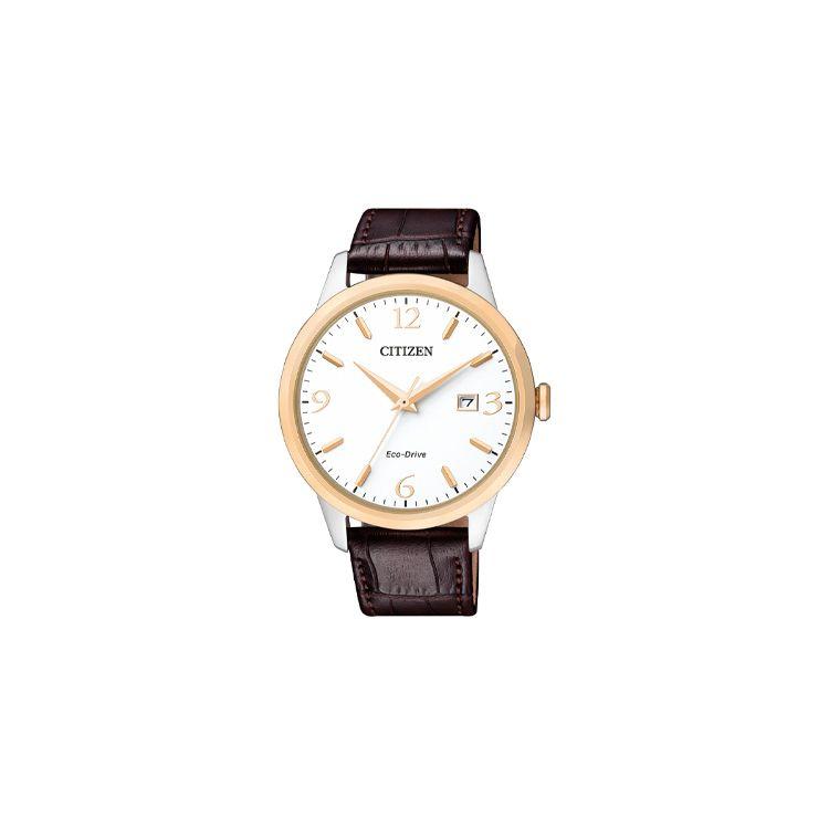 Citizen 50M Waterproof Eco-Drive Quartz Watch 40Mm Men watches White BM7304-16A White Dial