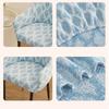 Semi-circular Elastic Office Dining Chair Cover Modern Simple Dustproof Non-slip Office Dining Chair Seat Cover