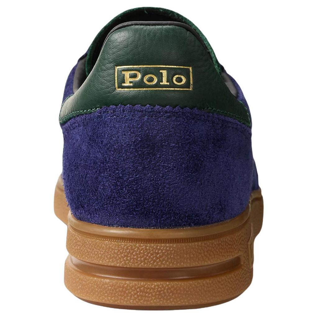 Polo Ralph Lauren Bedford Wildleder Polyester Samt Runde Spitze Schnürung Low-Top Sneaker Herren Sneaker Marineblau 100065751