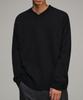 SIGNATURE V-Neck Relaxed Knit [Black]