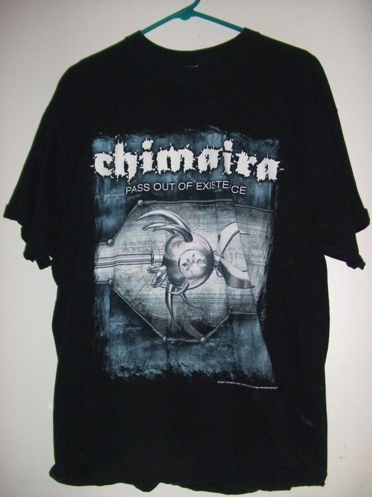 Raro! T-shirt a maniche corte unisex in cotone Chimaira, taglie dalla S alla 5XL EN425