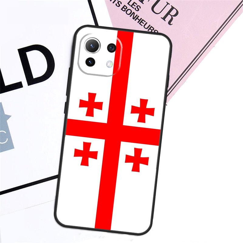 Georgia Flag Case For Xiaomi 15T Pro 14T 13T 17 Pro Max 14 15 Ultra POCO X7 X5 X6 F5 F6 F7 F8 Pro Cover
