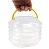 Painting Brush Washing Bucket Mini Foldable Plastic Acrylic Oil Painting Brush Bucket for Art Watercolor Oil Painting