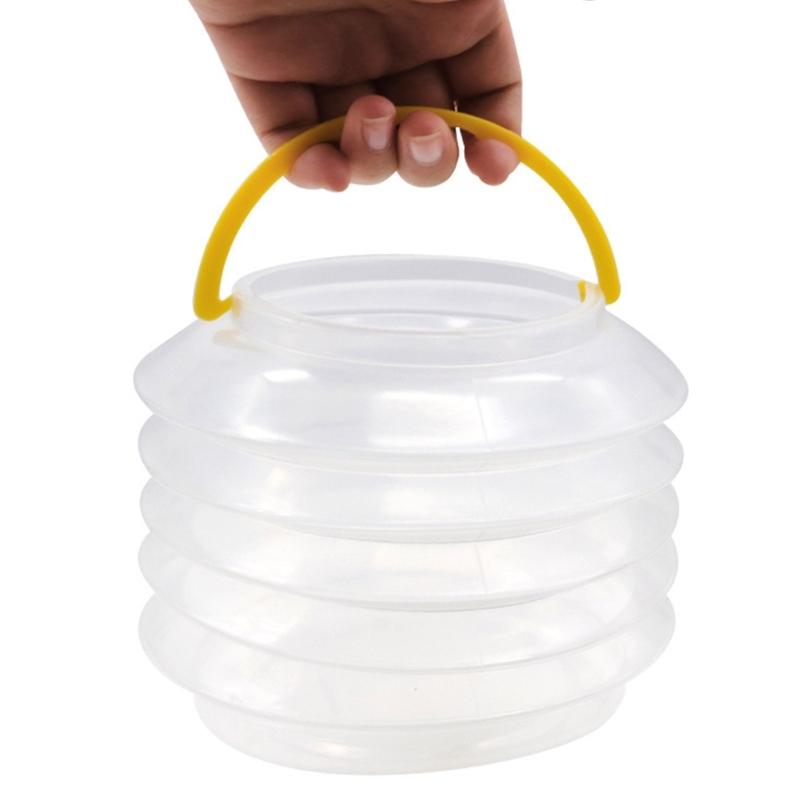 Painting Brush Washing Bucket Mini Foldable Plastic Acrylic Oil Painting Brush Bucket for Art Watercolor Oil Painting