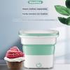 Portable Dehydration Ultrasoni Folding Clothes Washing Machine 220V Semi-automatic Laundry Underwear Cleaning Washing Machine