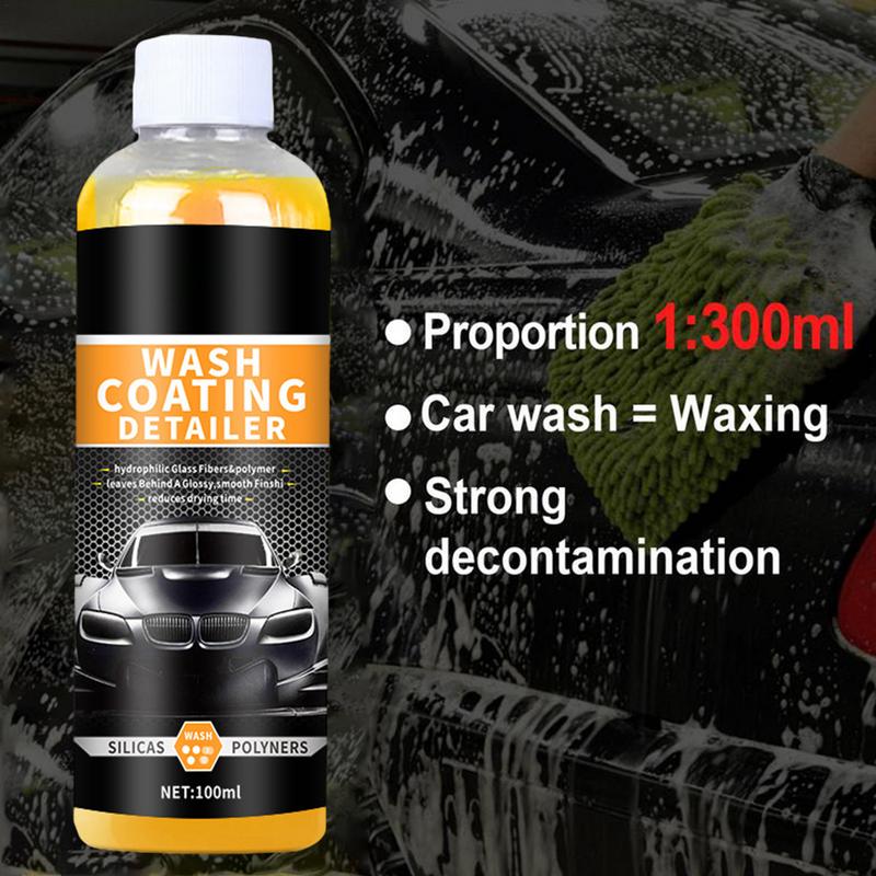 Autowäsche Schnelltrocknend Autowaschbeschichtung Detailer 100ml Mehrzweck-Wisch Schnell-Detailer Sicher für Detailer Sichere Autowerkzeuge