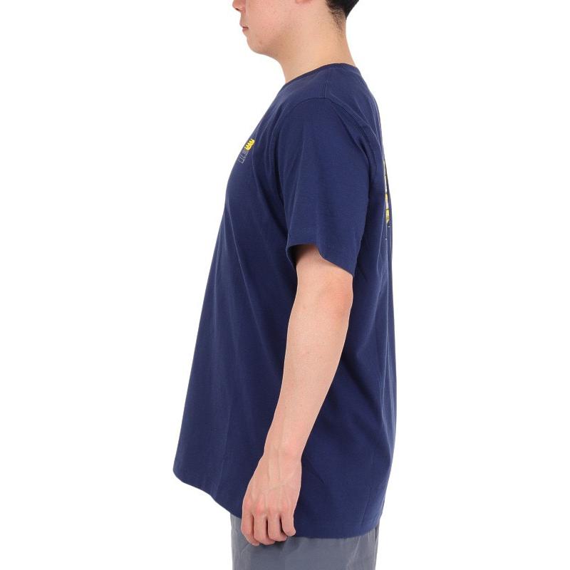 New Balance T Shirt Men's Marine Blue MT41586-NNY