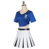 Blue Prison Cosplay Costume With Sweet And Cute Skirt Dress For Women