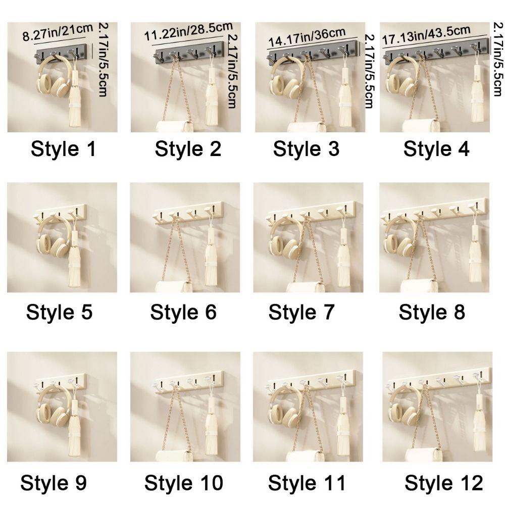 Mode Rymdaluminium Klädkrokar Väggmonterade Vattentäta Självhäftande Krokar Vikbara Fuktsäkra Handdukshängare Vardagsrum