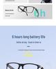 Premium AI Translation Smart Glasses with Music, Calls, Noise Reduction, Meeting Notes, and Extended Battery Life