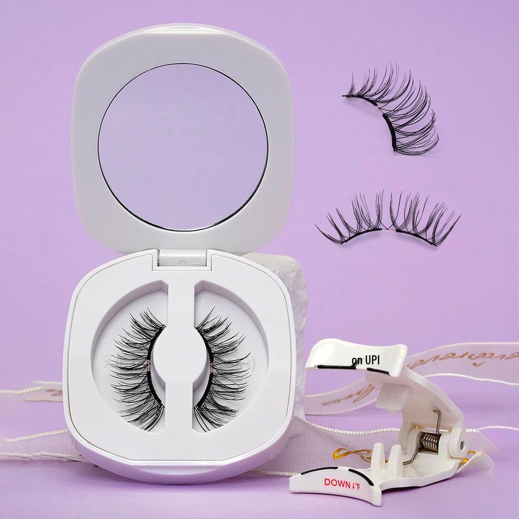 Weiche magnetische dünne Wimpern: Europäischer, Amerikanischer, Japanischer, Koreanischer Natürlicher Stil - Integrierte Box.