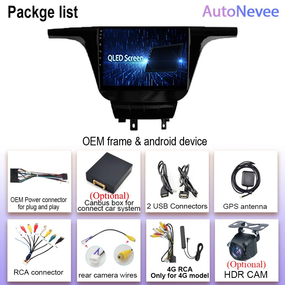 Carpaly Android For Buick GL8 3 2017 - 2020 Car Radio Multimedia Video Player Navigation Stereo GPS BT WIFI DVD No 2Din