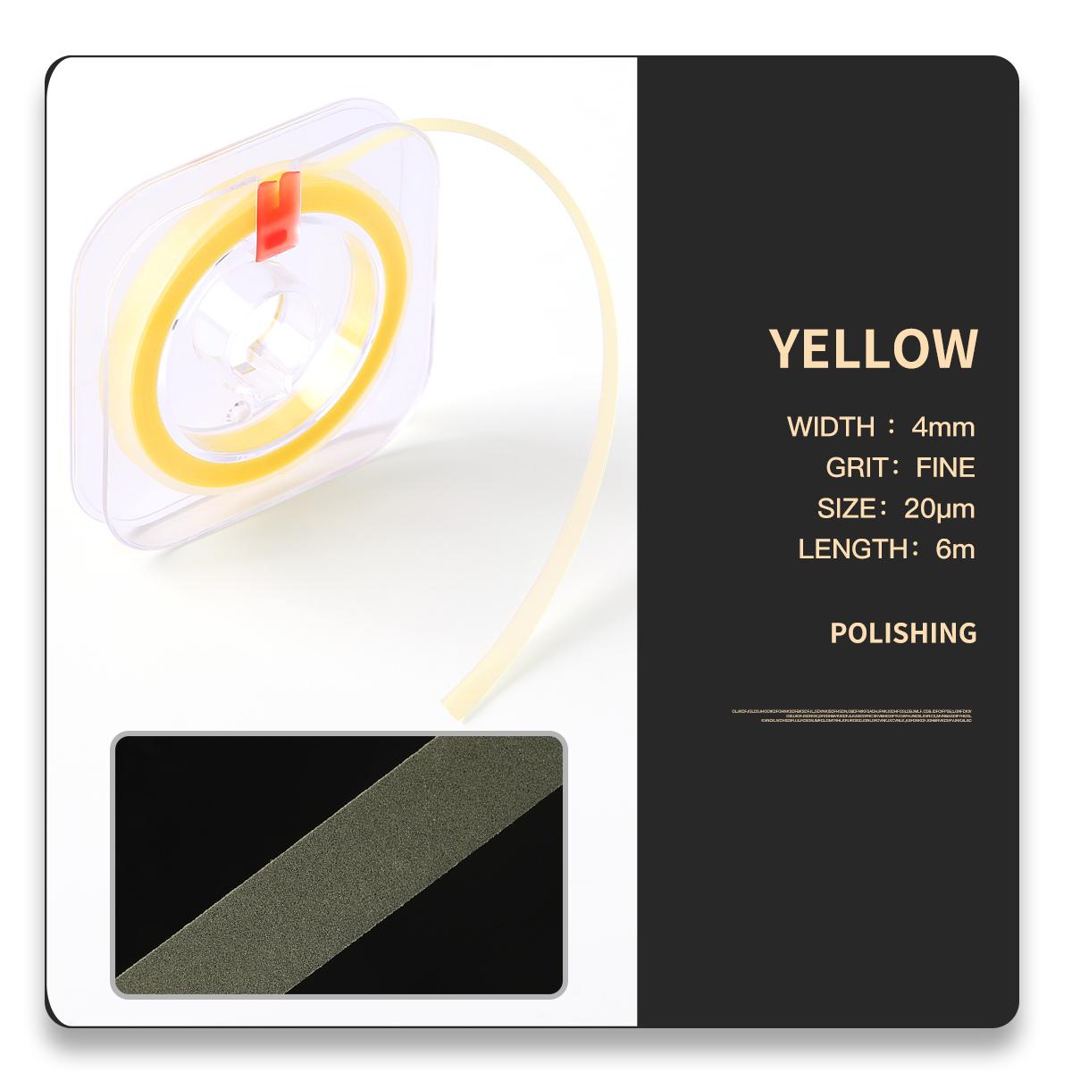 

1 шт. стоматологическая полировальная полоска рулон смолы шлифование зубов шлифование формирование стоматологический материал жёлтый
