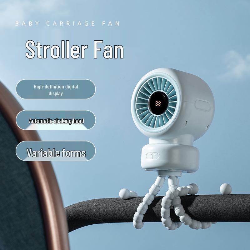 Octopus USB Portable Stroller & Desktop Fan