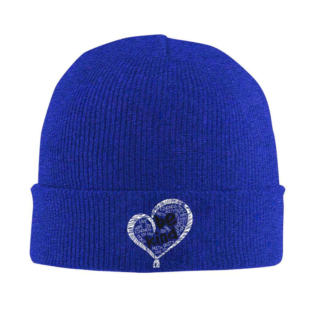 Unity Day Shirt Orange Anti Bullying Be Kind Heart Kindness Knitting Hat  Beanie Hats Head Wrap Men Women Bonnet Hats Caps