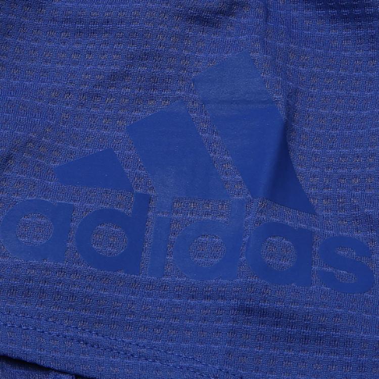 adidas Sn 37C Tee Casual Breathable Round Neck Short Sleeve T-Shirt Men Tops Blue CW4056
