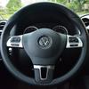 Auto Lenkradverkleidung Verkleidung für VW GOLF MK6 PASSAT B7 CC EOS TIGUAN JETTA TOURAN SHARAN CADDY Aufkleber Form Garnieren