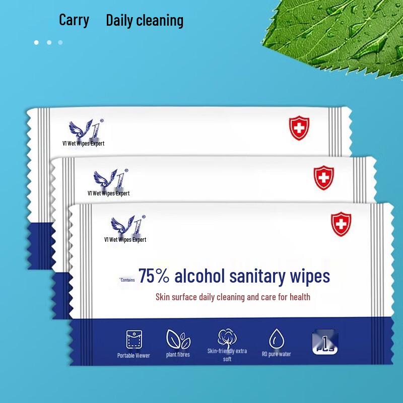 V1 75% Alcohol Disinfectant Wipes, 100 Count