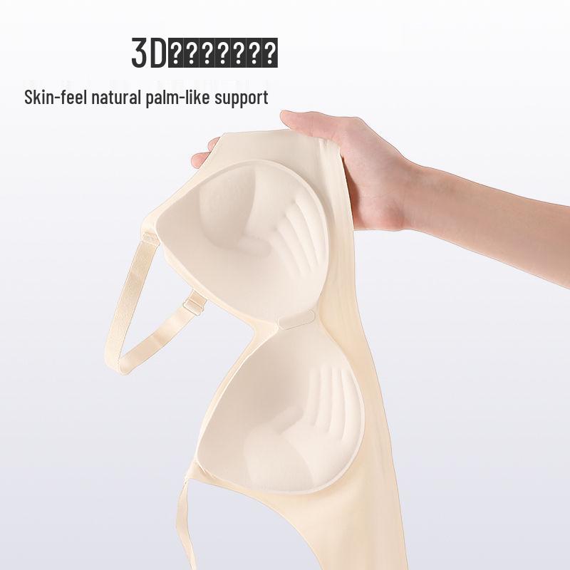 Lingerie for Small Chests: Lift & Support Wireless Bra with Anti-Sagging, Underarm Fat Collection, and Large Cup Illusion.