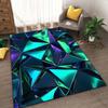 3D Polygons Printed Carpet for Living Room Bedroom Bedside Bathroom Floor Mat Area Rug Sofa Mat Home Decor Large Size