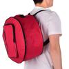 Compact Snare   Bag Backpack Case with Shoulder Strap Outside Kets Musical Instrument Accessory Red
