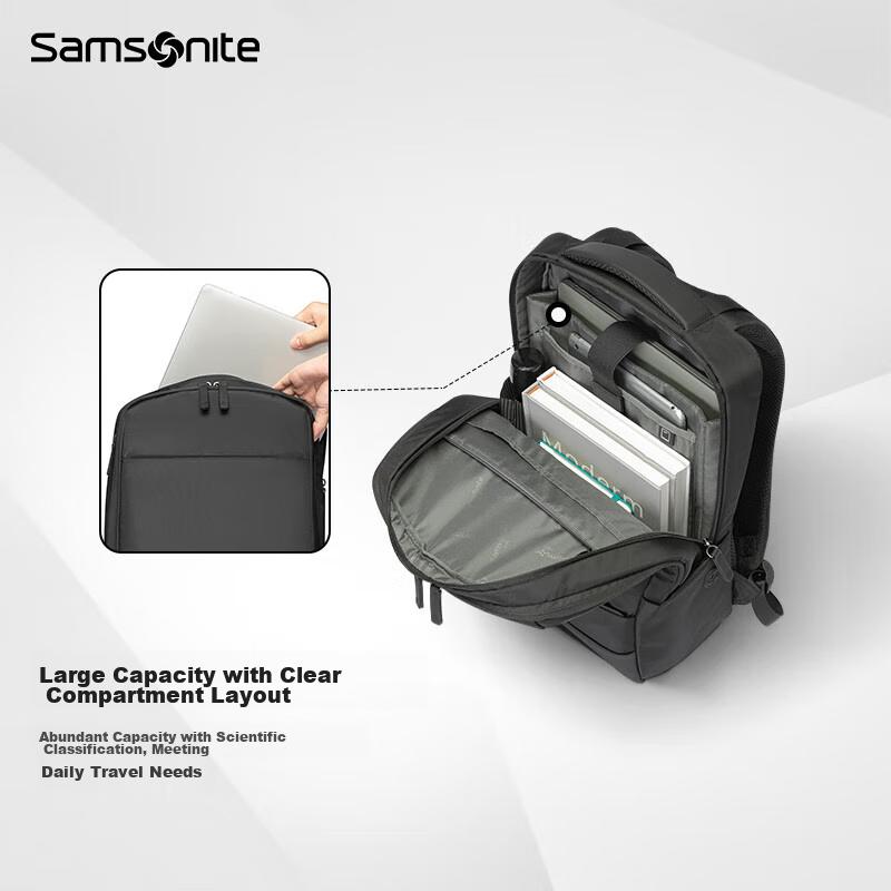 Samsonite Backpack, 15.6-Inch Laptop Bag, Unisex Schoolbag, Business Commute Large Capacity Backpack, TX6 Gift