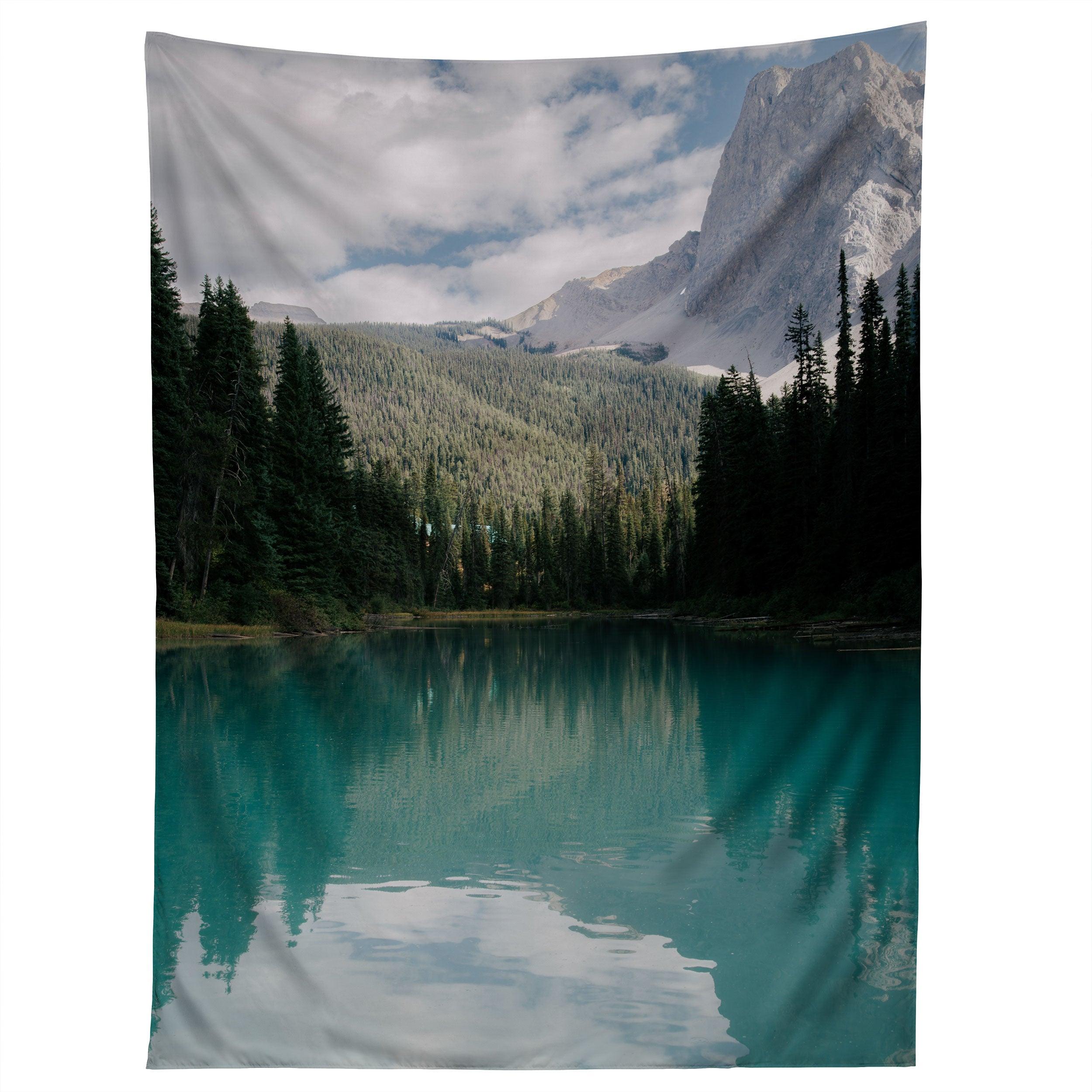 EMERALD LAKE YOHO tapestry 75x100