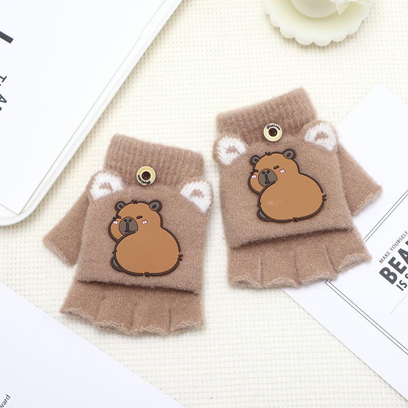 Kinder Cartoon Fäustlinge mit Klappe – Niedlich, Dick und Warm zum Schreiben und für Outdoor-Aktivitäten