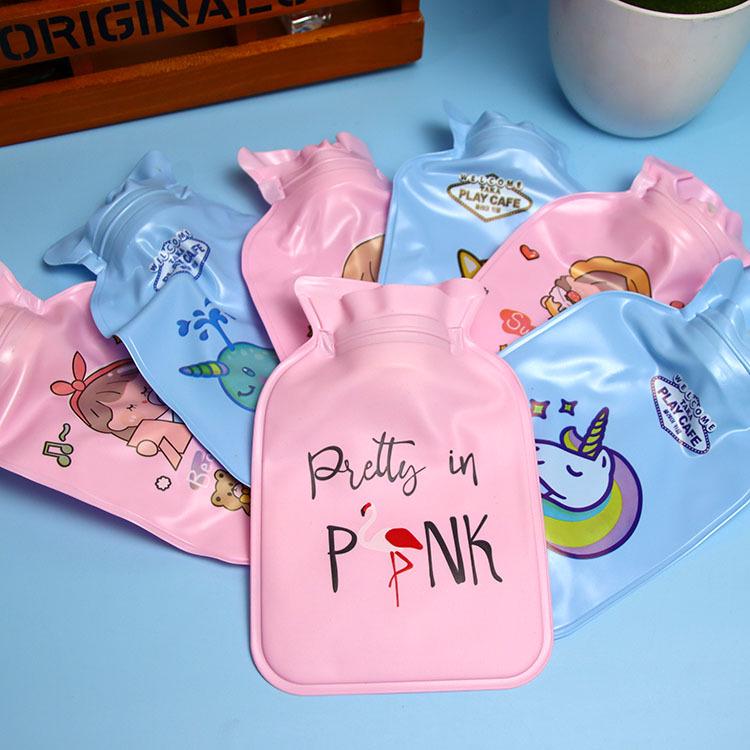 Compact Winter PVC Hot Water Bottle Hand Warmer – Cute and Portable