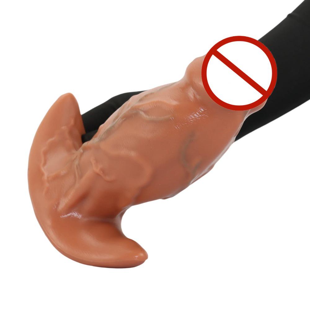 Realistic Wearable Silicone Dildo with Foreskin, Soft Veins, and Large Size for Men and Women