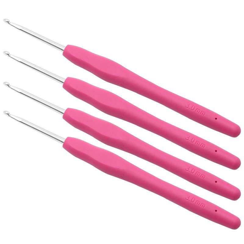 Household Soft Handle Crochet Tool Set Knitting Sweater Needle Crochet Diy Knitting Scarf Bag Double Head Wool Needle