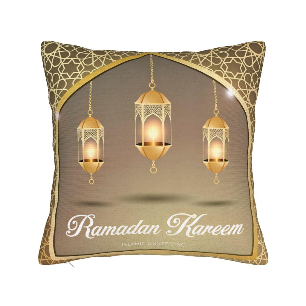 Ramadan Lantern Pillow Cover Fashion Pillow Case For Sofa Car Home Decor Soft Cushion Cover Gift