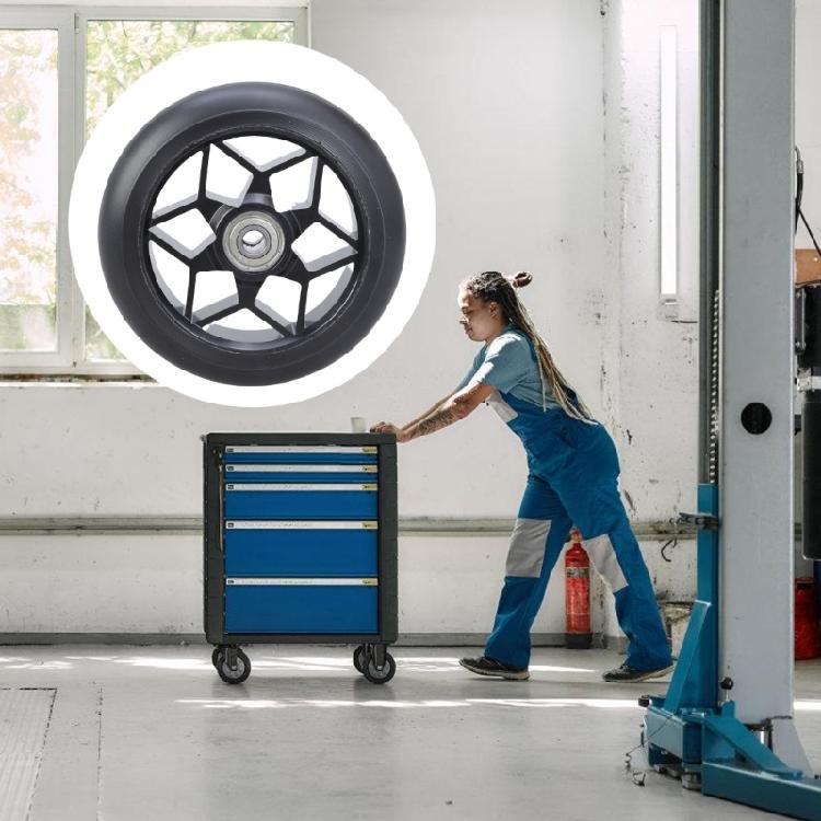 Aluminiumlegeringar Scooterhjul Byte 110mm Stuntscooterhjul Sparkcykelhjul Ersättningsdel Slitstark