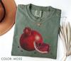 Retro Pomegranate Shirt Comfort Colors®, Y2K Vintage Fruit Shirt, Cottagecore Garden Shirt, Summer Aesthetic Tee, Nature Shirt, Foodie Gift