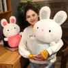 Super Soft Plush Rabbit Doll - Cute Hugging Cushion for Sleep