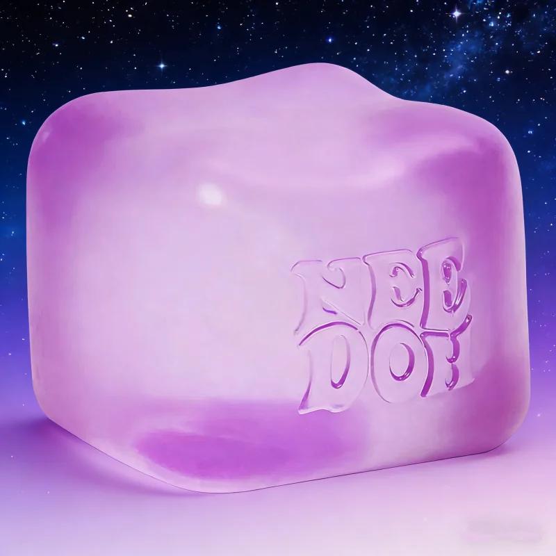 

New Schylling Needoh Nice Sensory Squeezing Toy Cube for Stress relief and Fingertip Release Toy for Pinching and Playing