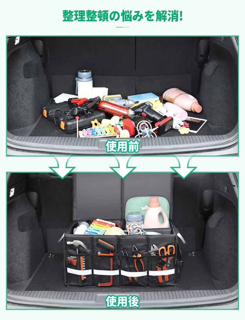 Oasser Car Storage Trunk Luggage Room E3 Box, Box, Storage,