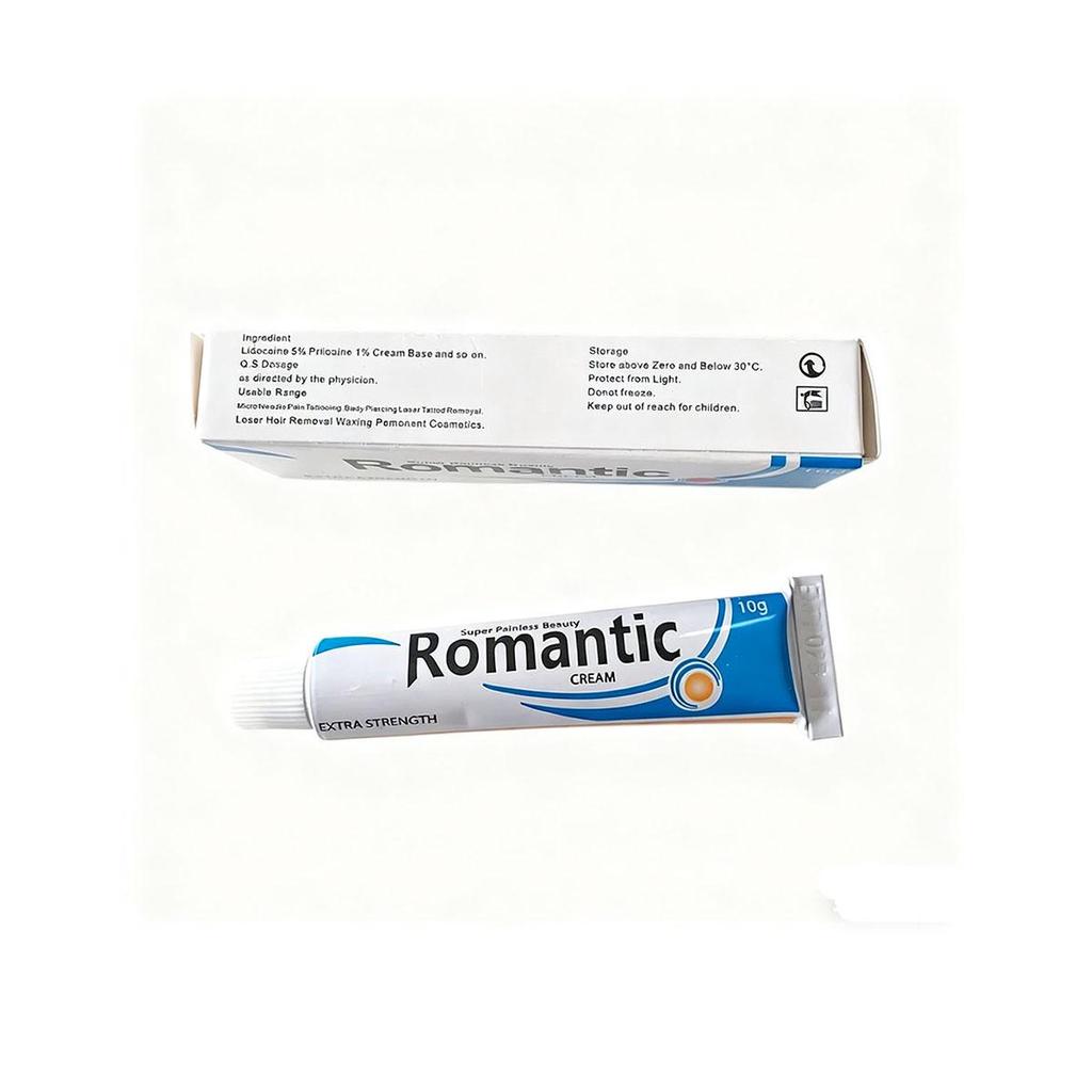 10g Tattoo Anesthetic Fast Skin Numbing RomanticWHITE Cream   Semi Permanent