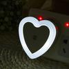 Heart-Shaped LED Night Automatic Sensor Light Bedroom Hallway Stairs Wall Lamp