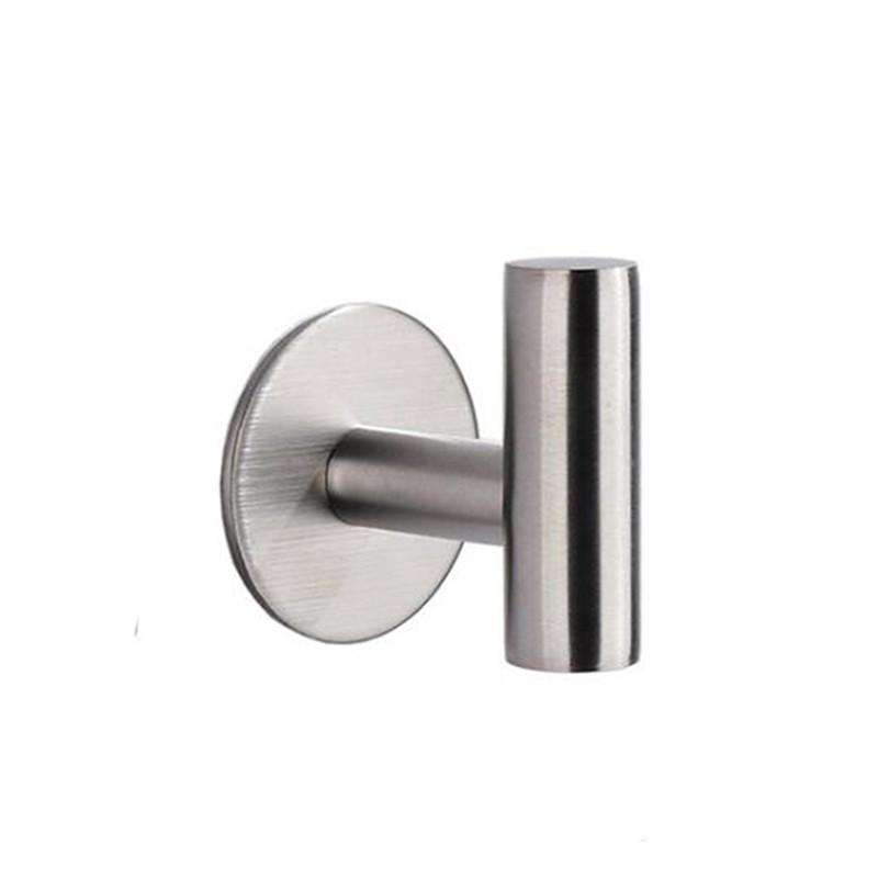 1pc Stainless Steel Silver Bathroom Hardware Set Towel Rack Toilet Paper Holder Towel Bar Hook Bathroom Accessories