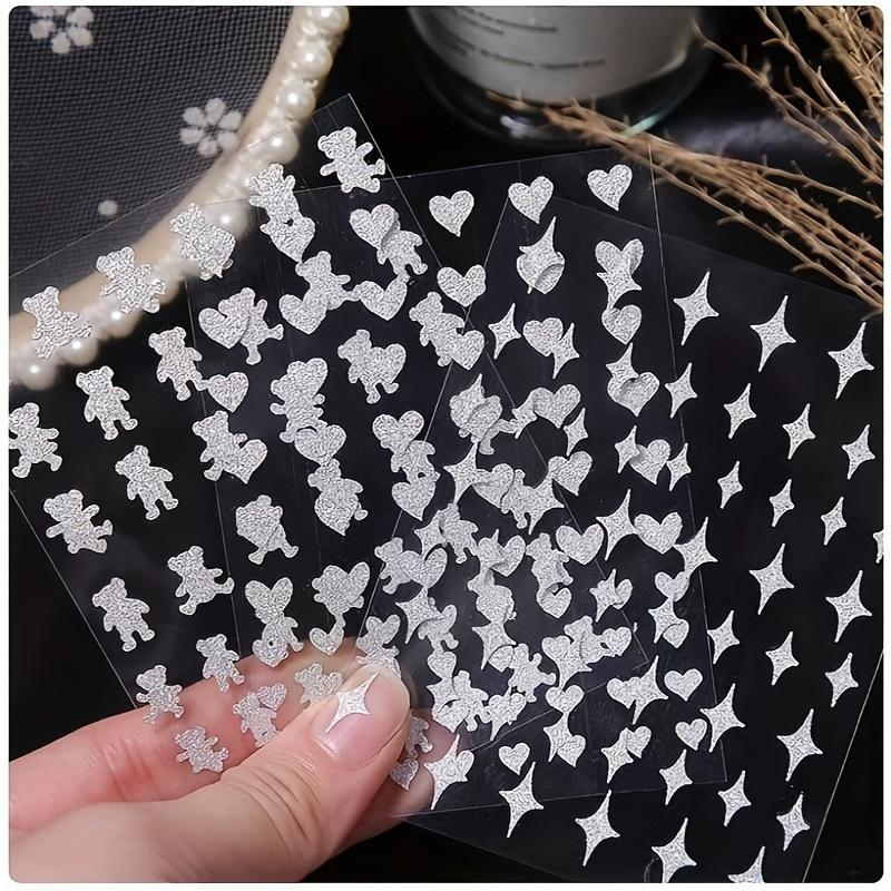 1 Glitter Butterfly Nail Art Sticker/Self-adhesive Nail Art Decal for Nail Art Decoration, Nail Art Products for Women & s