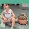 Cartoon Acorn Cute Shaped Children Backpack For Education Use With Doll Pendant