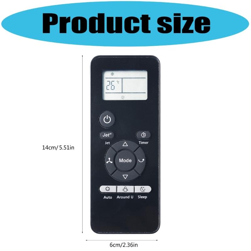 Air Conditioning Remote Replacement Remote Control Suitable for Ensuring Long Lasting Performances and Compatibility