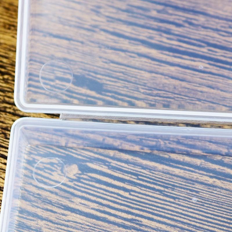 ^Clear Plastic Transparent With Lid Storage Box Collection Container Case Useful