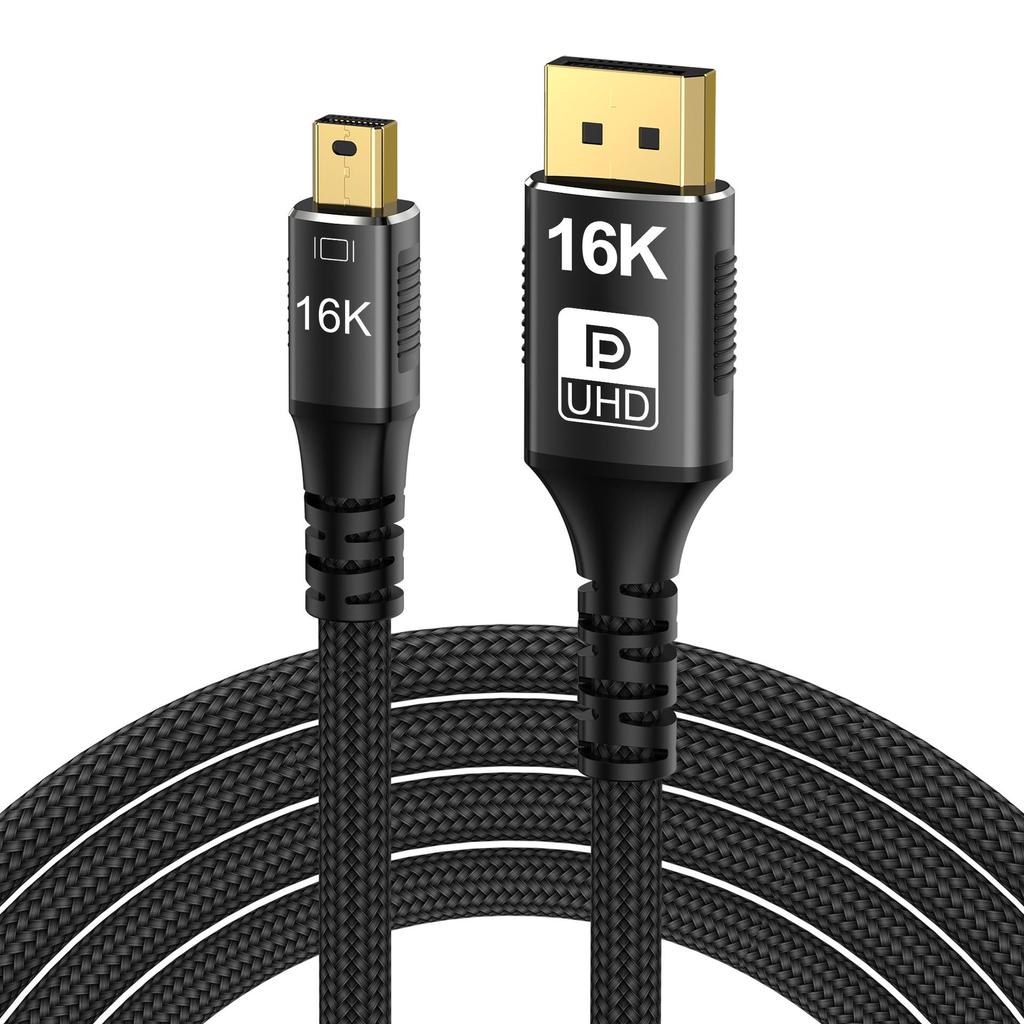 Bidirektionales Mini-DP-zu-DP-1.4-Kabel, 4K@144Hz DisplayPort